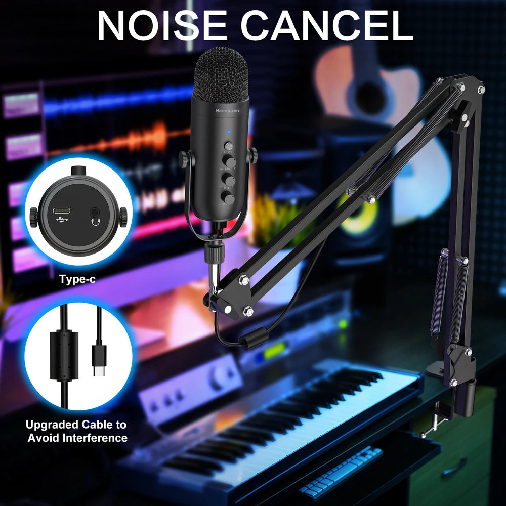 USB Cardioid Condenser Microphone Kit