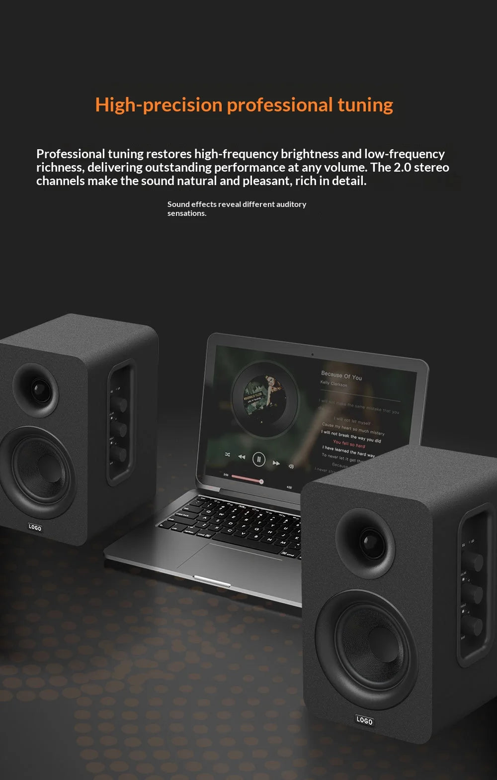 Bookshelf HiFi Monitor Speakers 3 Inch Pair