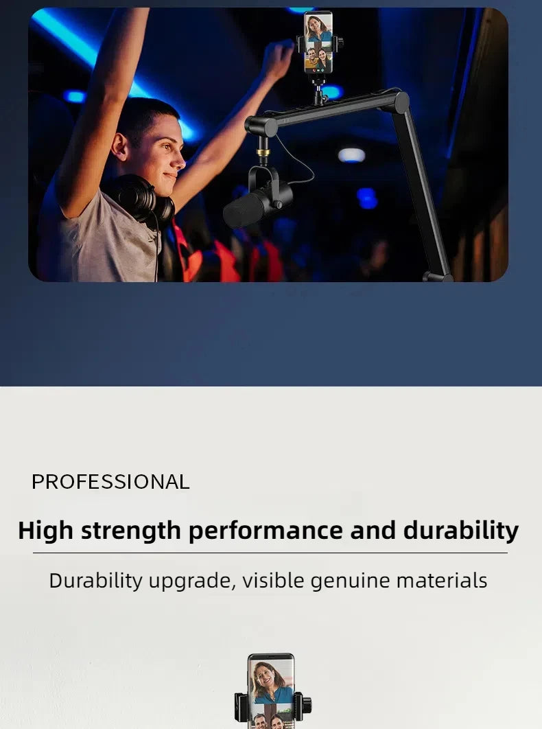 Adjustable Microphone Boom Arm Stand