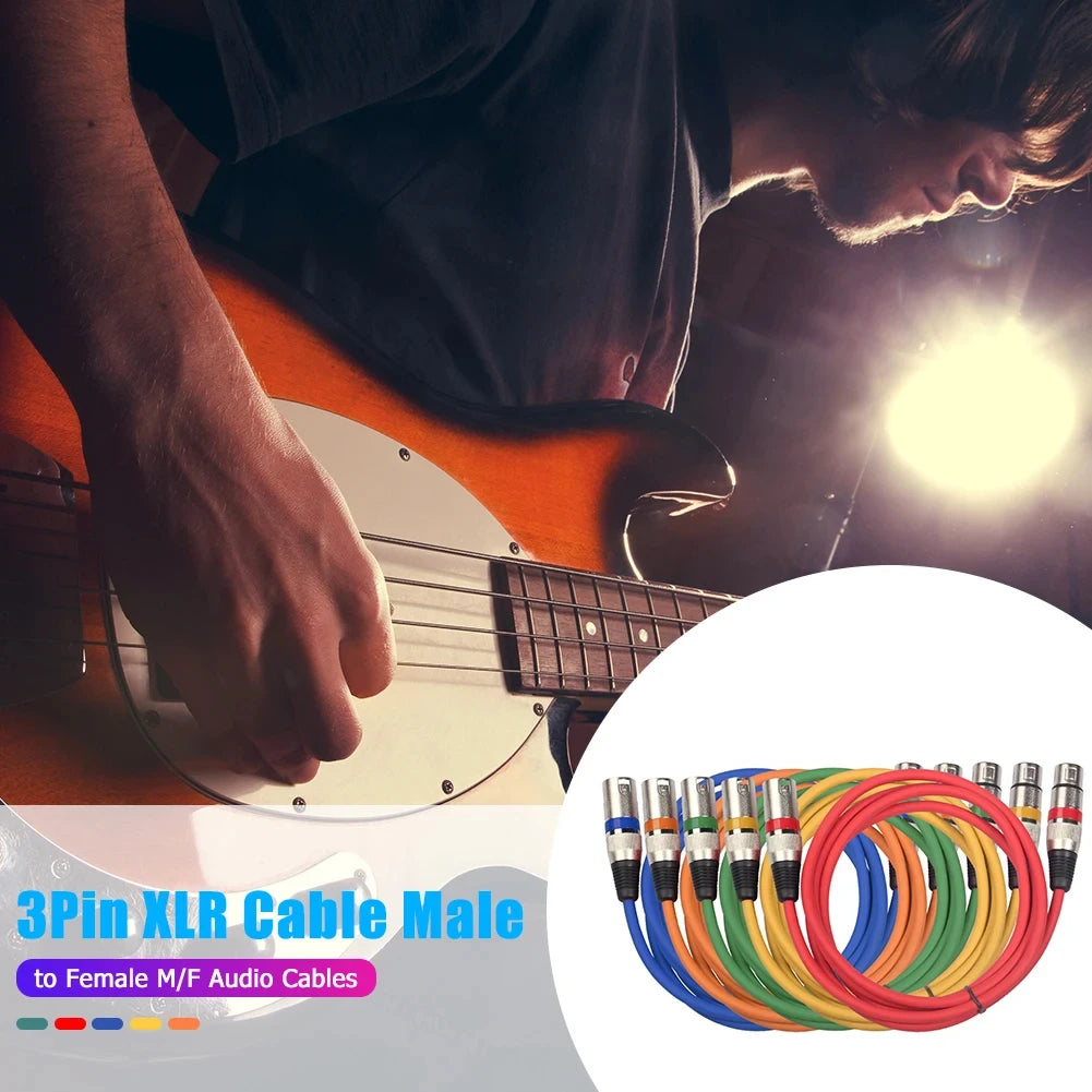 XLR Microphone Extension Cable 3-Pin Balanced