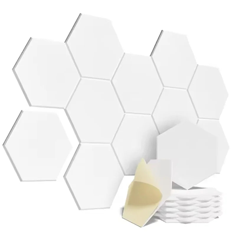 Hexagonal Acoustic Panels 12 Pack