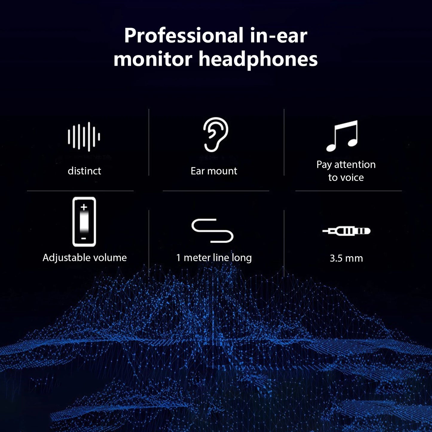 Wireless UHF In Ear Monitor System Stereo