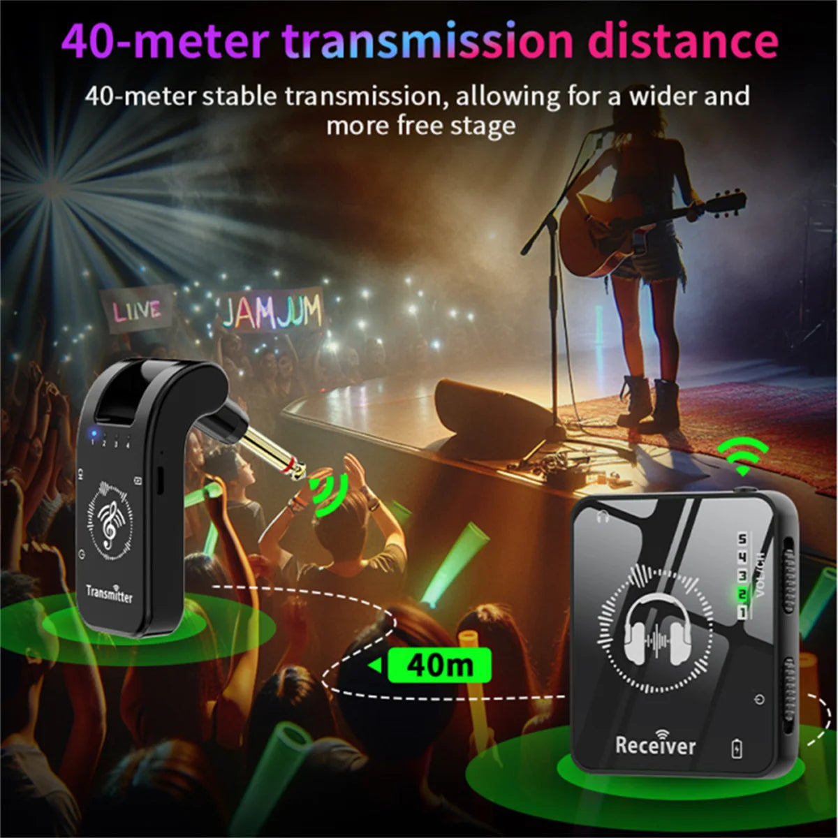 Wireless IEM System 2.4GHz In Ear Monitor