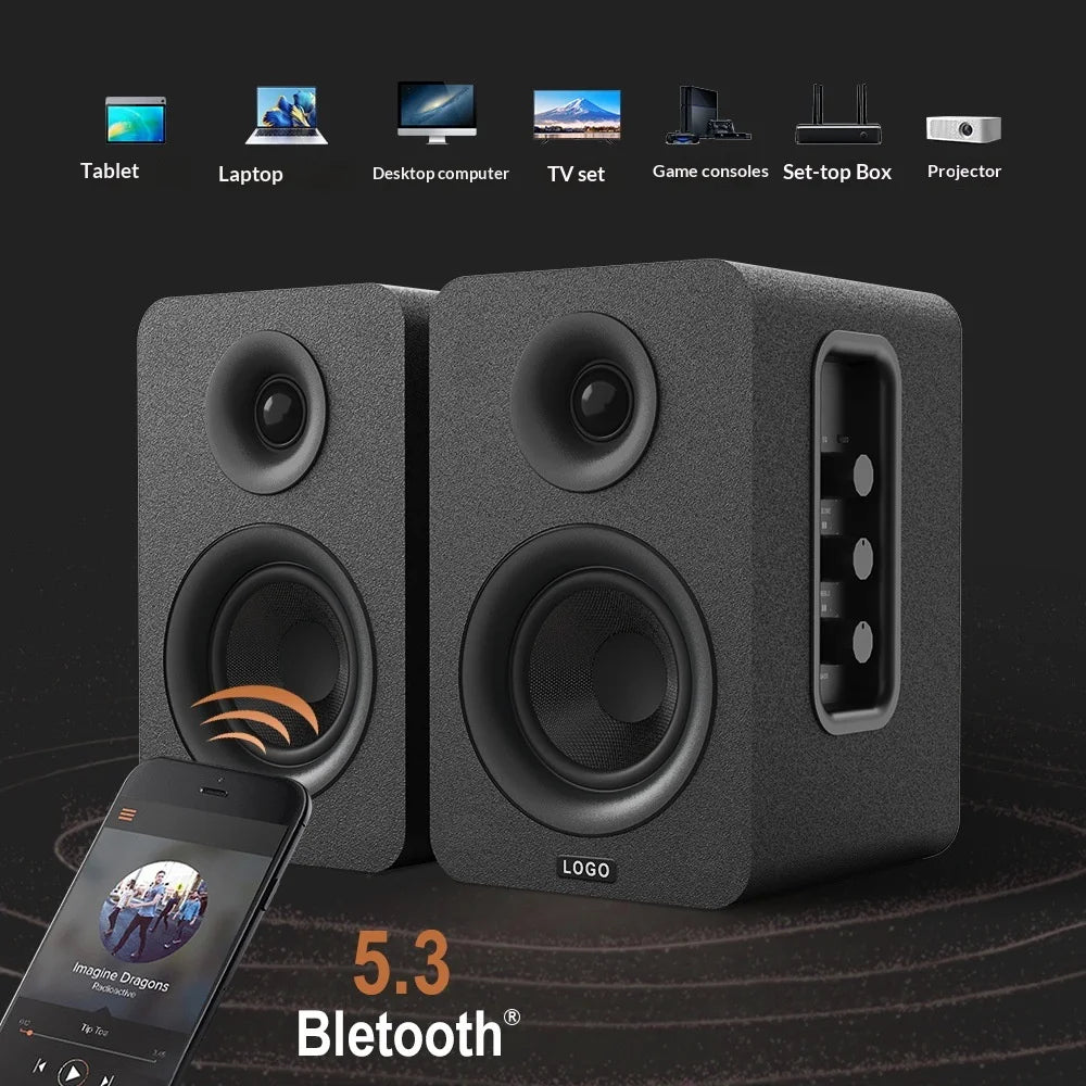 Bookshelf HiFi Monitor Speakers 3 Inch Pair
