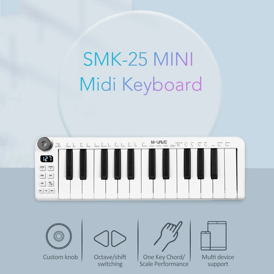 M-VAVE SMK-25mini MIDI Keyboard Controller