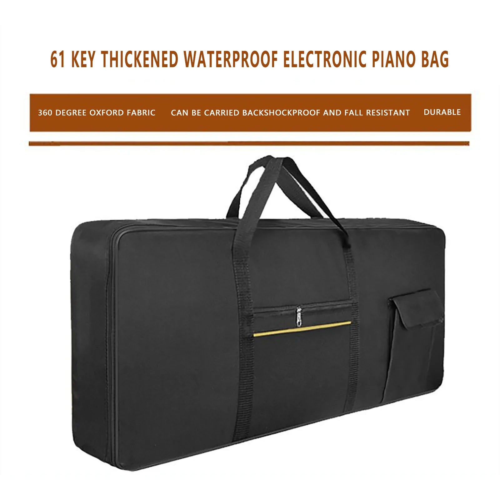 61 Key Keyboard Bag Padded Protective Case