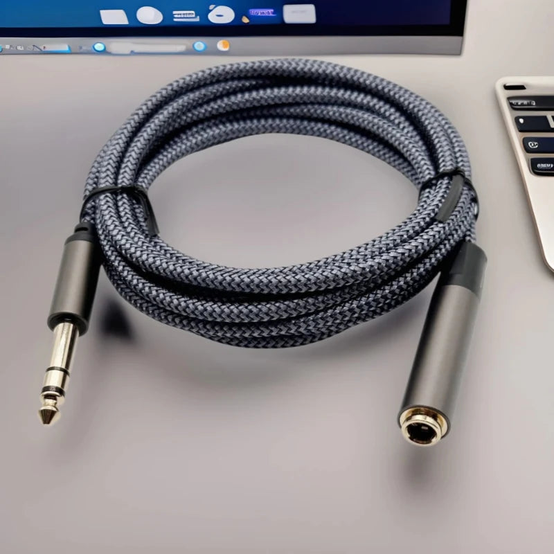 6.35mm TRS Audio Extension Cable