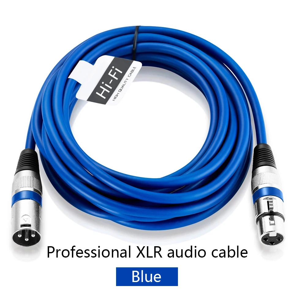 XLR Microphone Extension Cable 3-Pin Balanced
