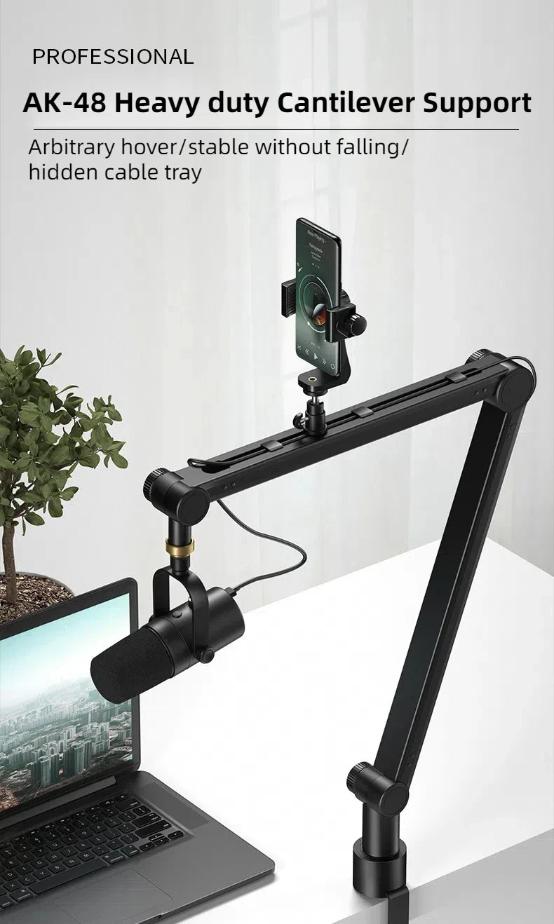 Adjustable Microphone Boom Arm Stand
