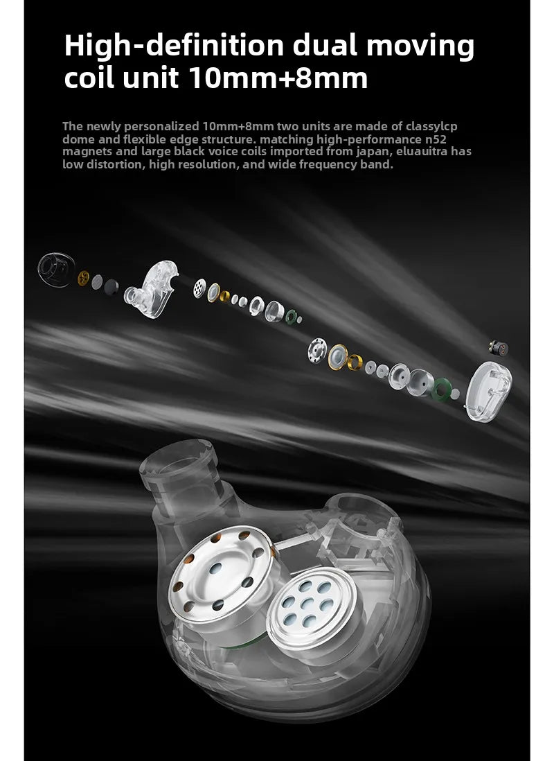 Ultra 2DD Dual Dynamic Driver IEM Earphones