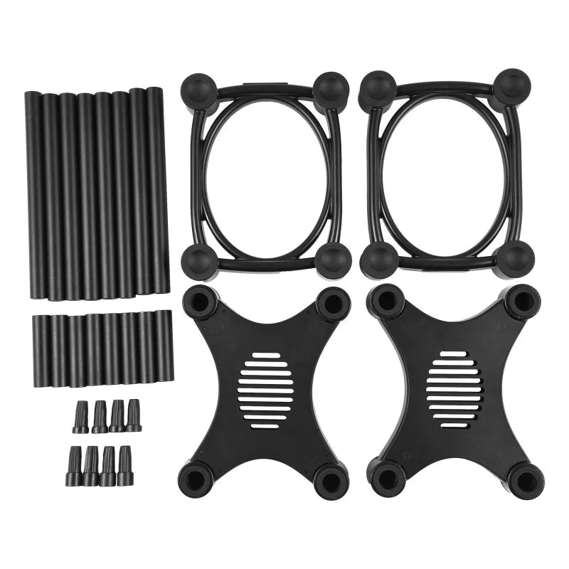Desktop Speaker Stands Adjustable Monitor Isolation