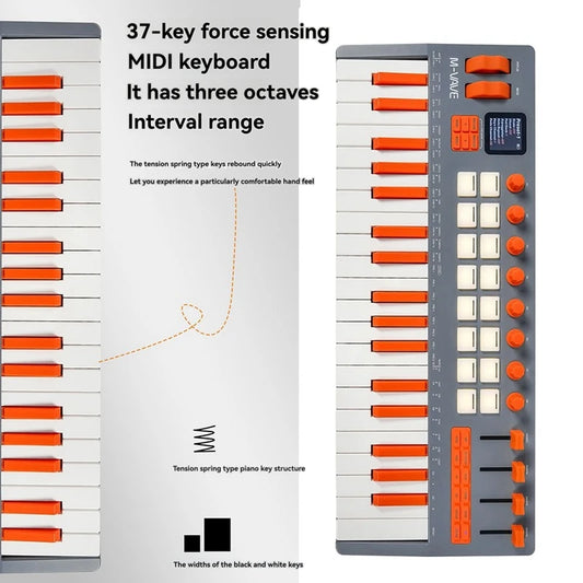 37-Key MIDI Controller Keyboard