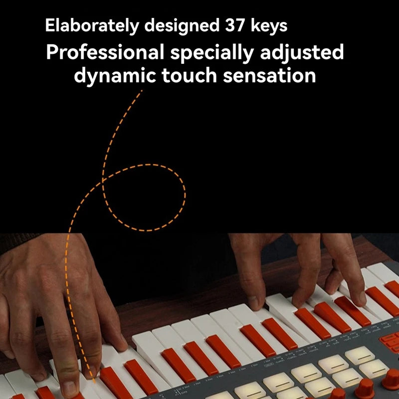 37-Key MIDI Controller Keyboard