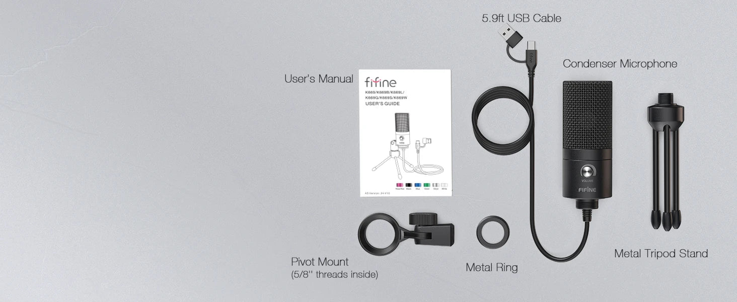 FIFINE K669 USB Condenser Microphone