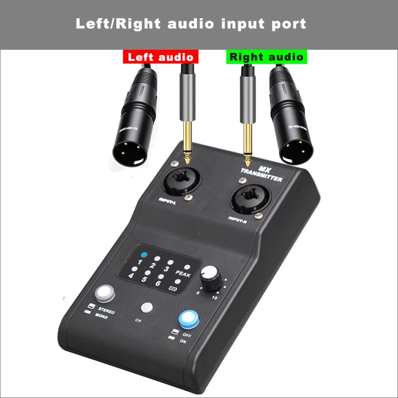 Wireless In Ear Monitor System Stereo Audio