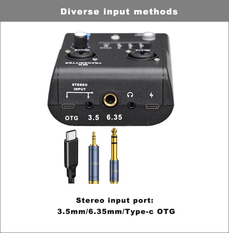Wireless In Ear Monitor System Stereo Audio