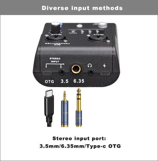 Wireless In Ear Monitor System Stereo Audio