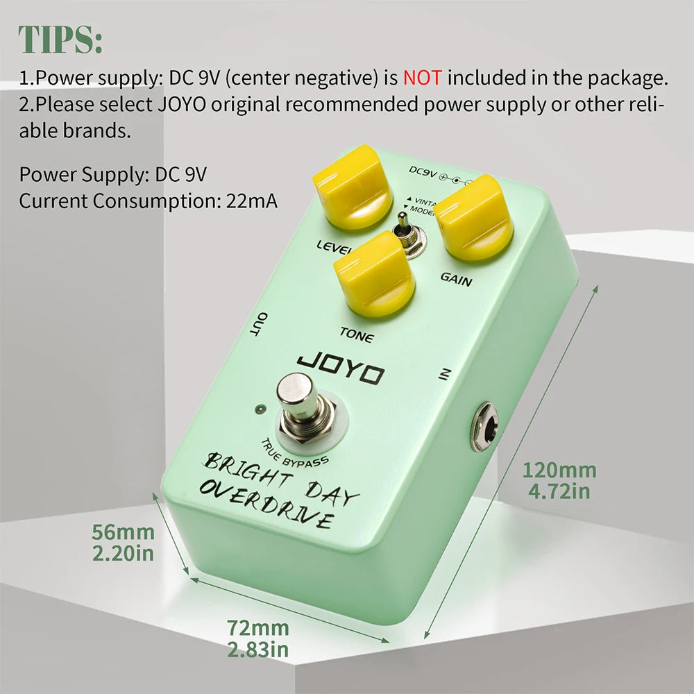 JOYO JF 25 Bright Day Overdrive Pedal
