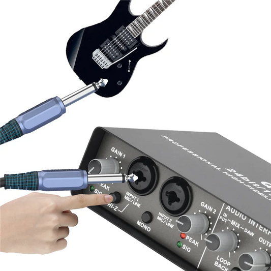 USB Audio Interface 24 Bit 192kHz Recording