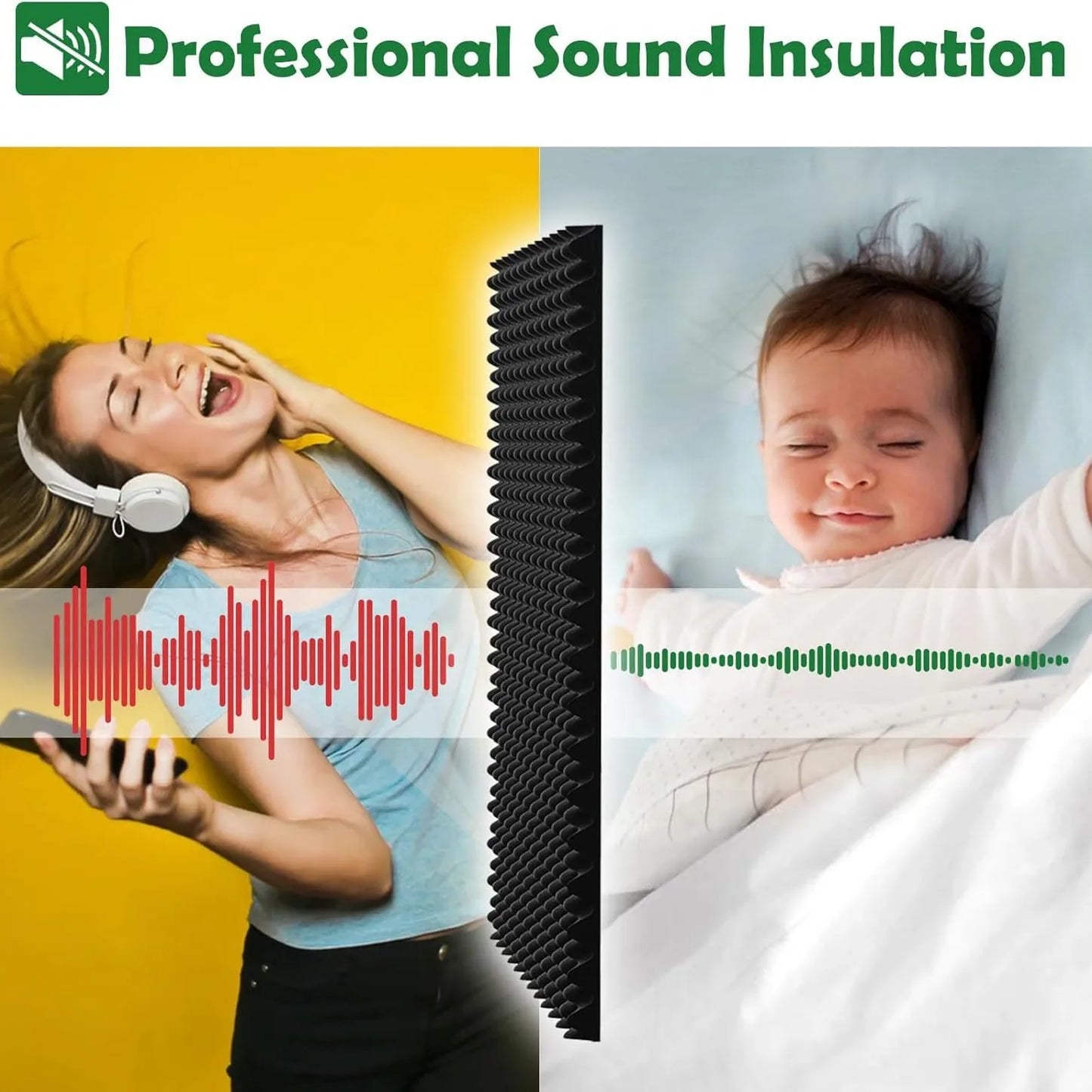 Self Adhesive Soundproof Foam Panel