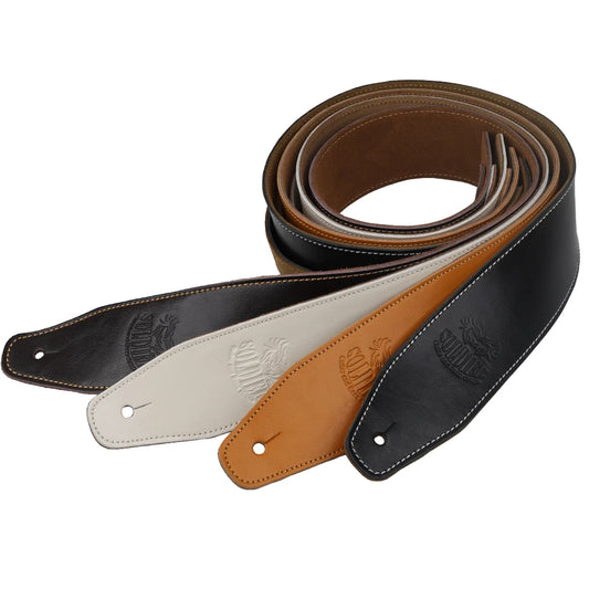 Leather Guitar Strap Adjustable Vintage Style