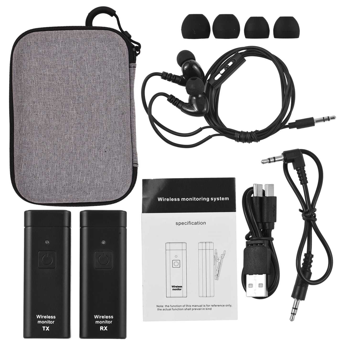 Wireless UHF In Ear Monitor System Stereo