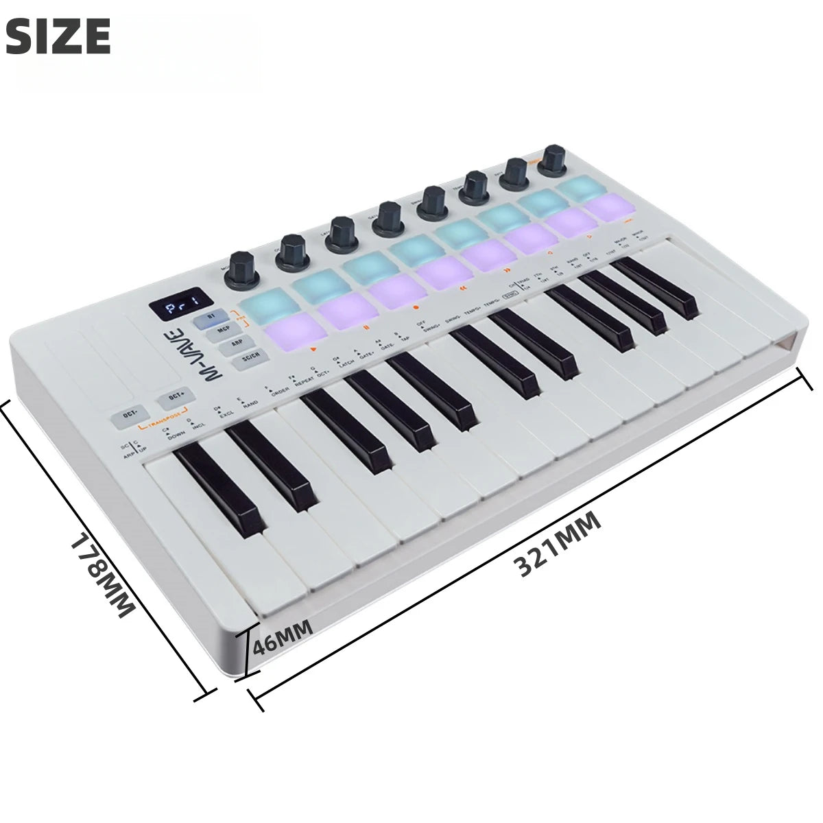 M-VAVE SMK-25 II MIDI Keyboard Controller