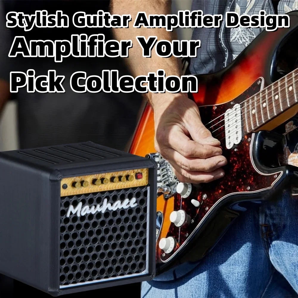 Guitar Pick Holder Amp Style 5-Slot Case