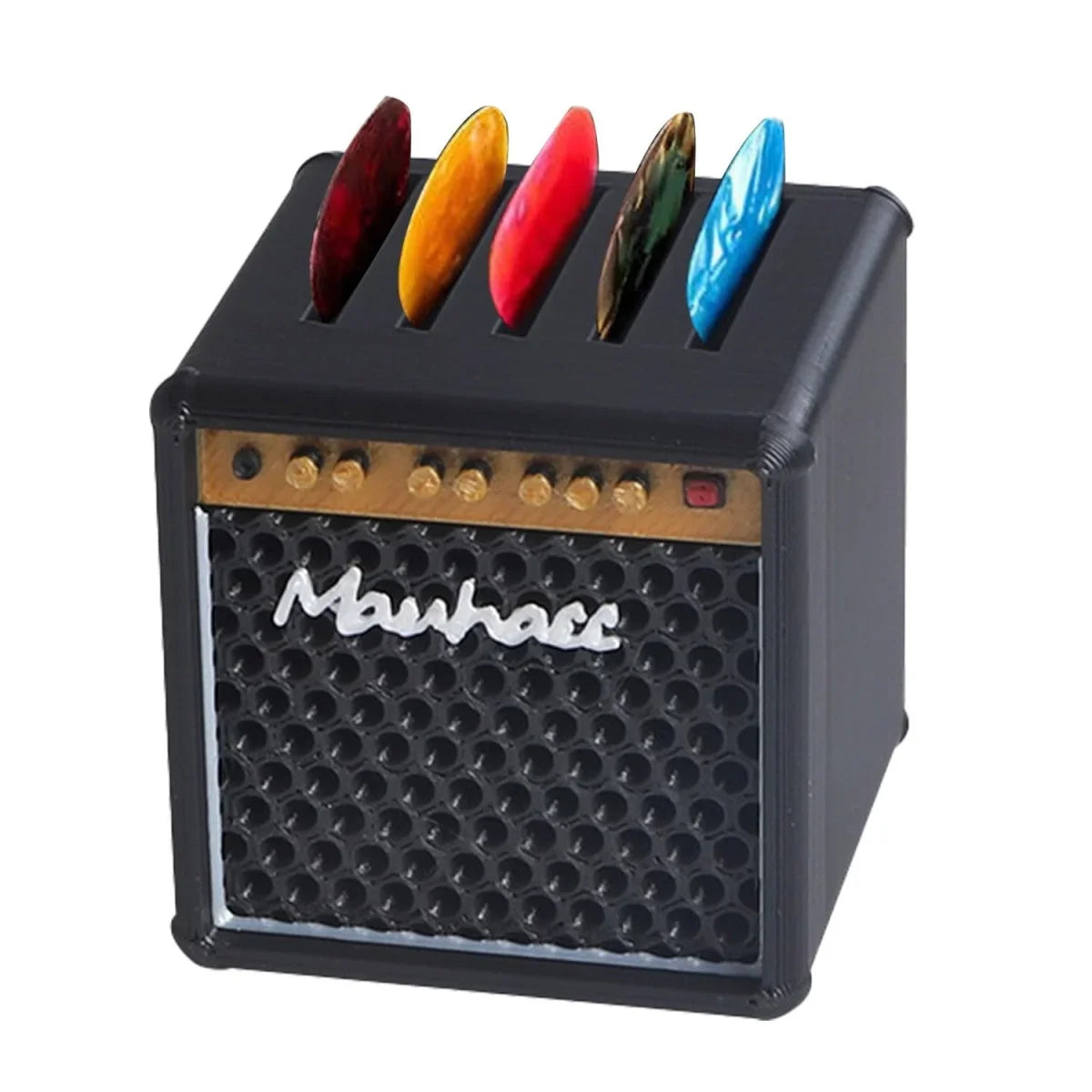 Guitar Pick Holder Amp Style 5-Slot Case