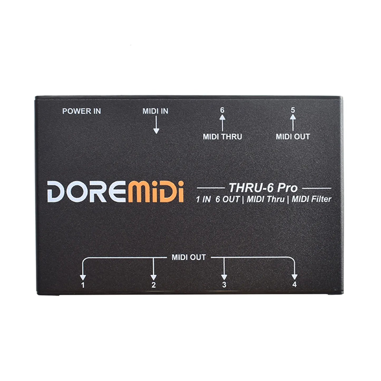 THRU-6 Pro MIDI Splitter Box