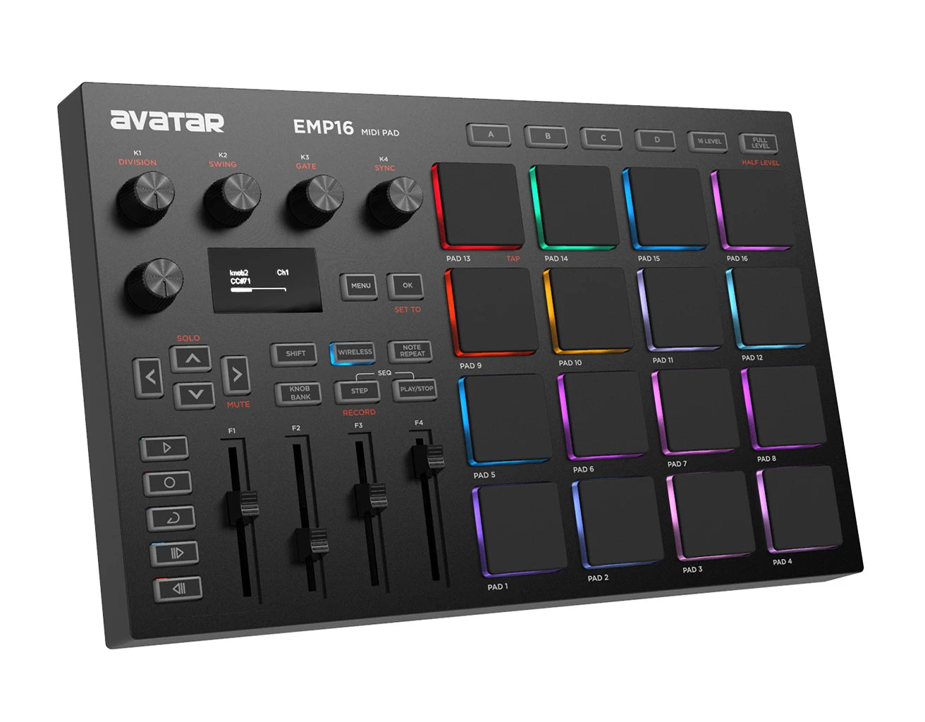 EMP16 MIDI Pad Controller with Bluetooth