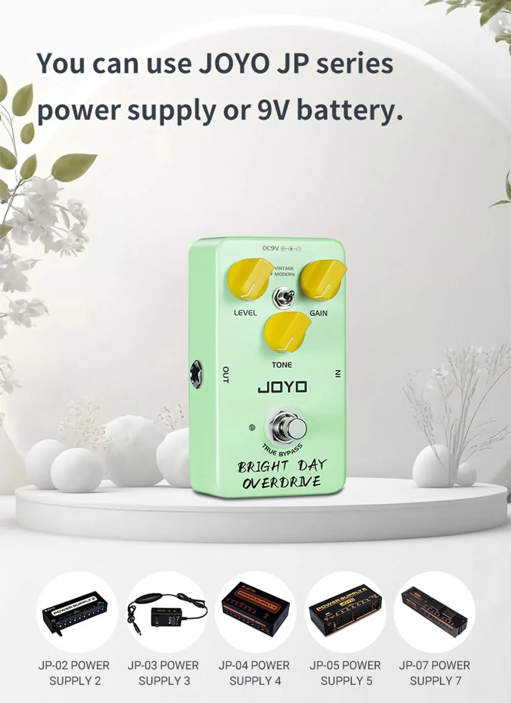 JOYO JF 25 Bright Day Overdrive Pedal