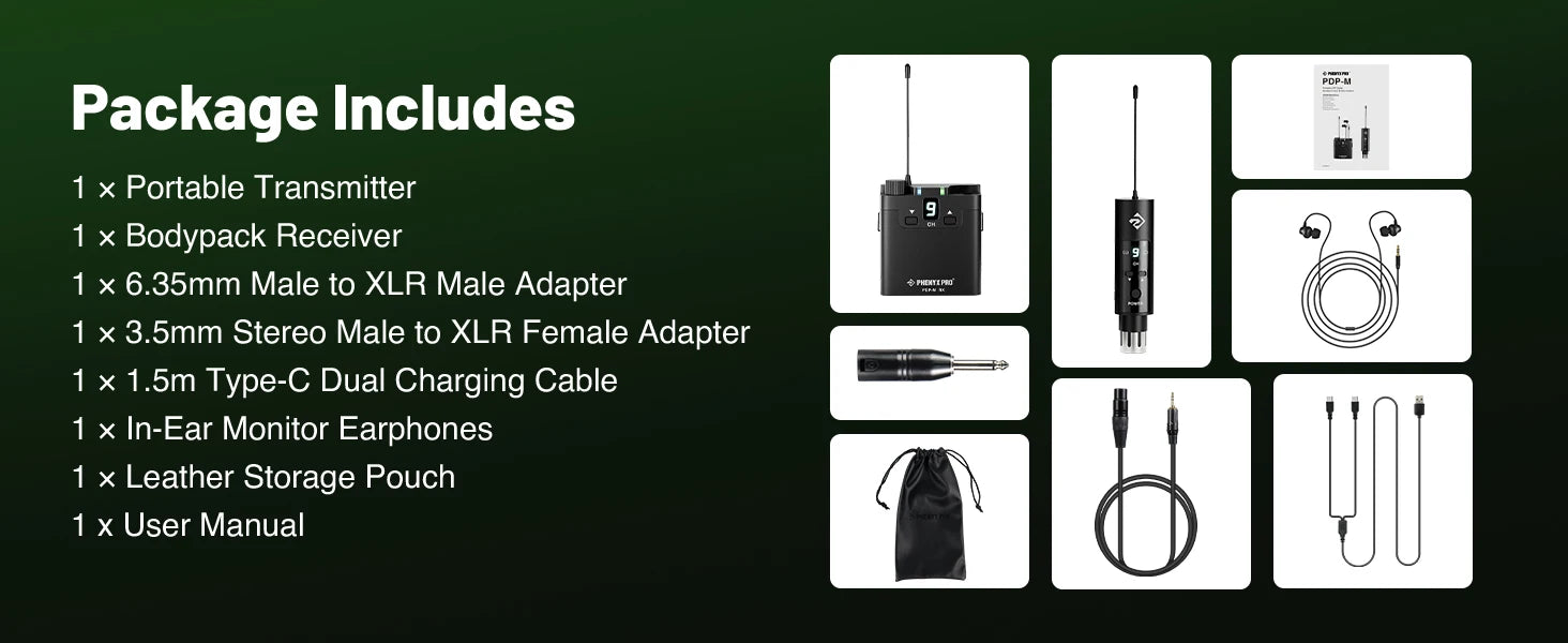 Wireless Stereo In Ear Monitor System