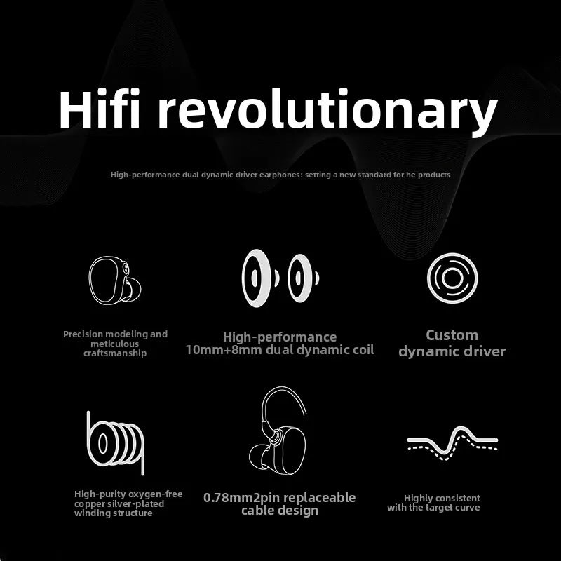 Ultra 2DD Dual Dynamic Driver IEM Earphones