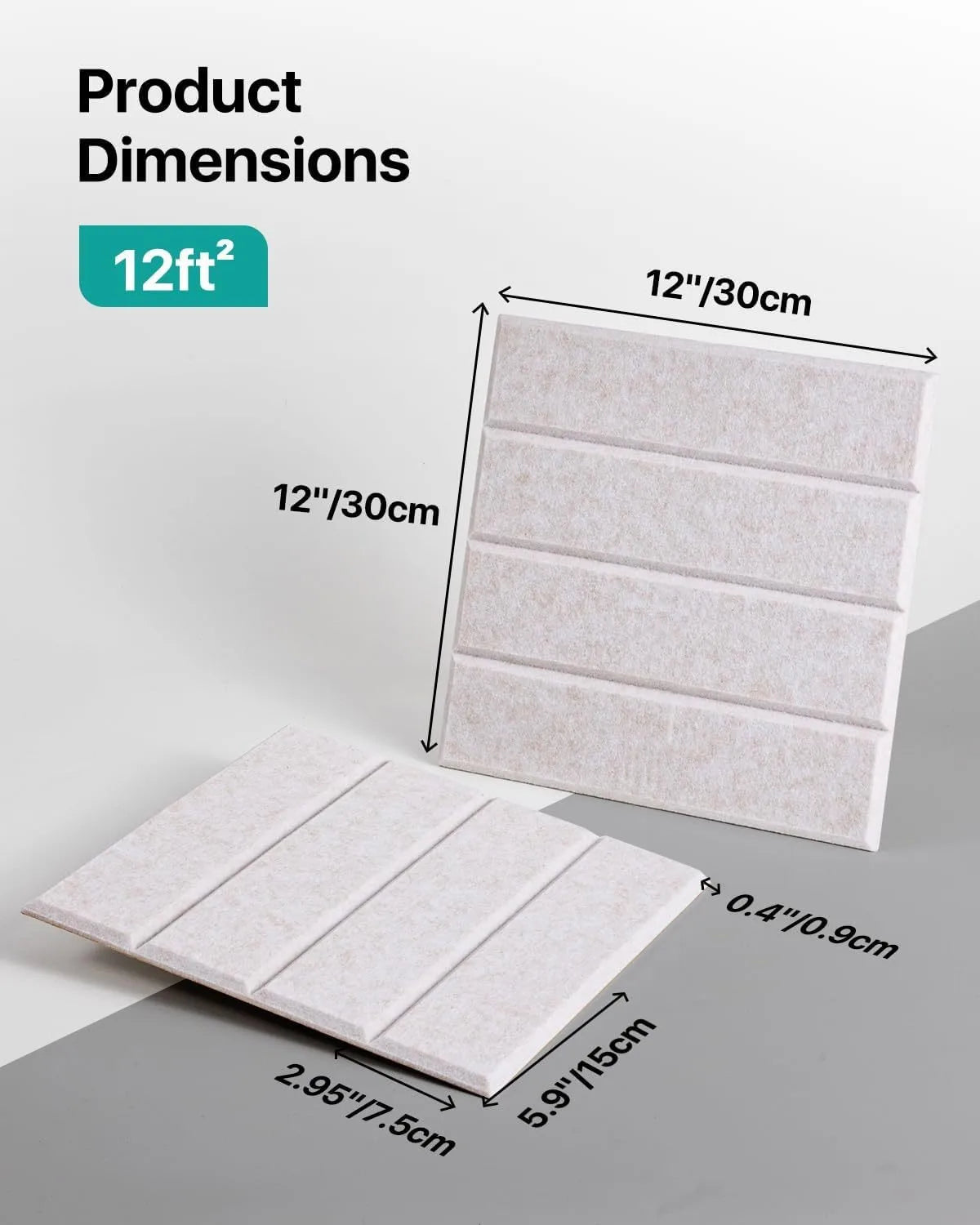 Self-Adhesive Acoustic Felt Panels