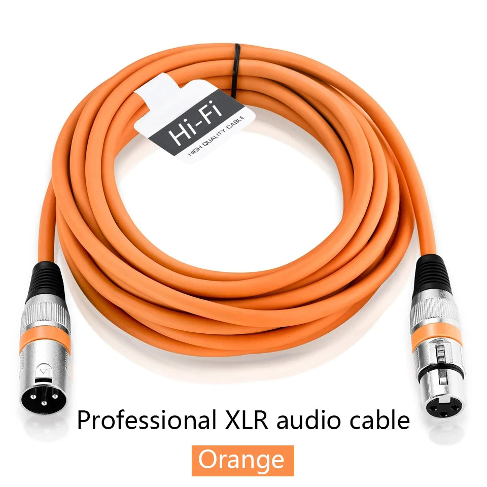 XLR Microphone Extension Cable 3-Pin Balanced