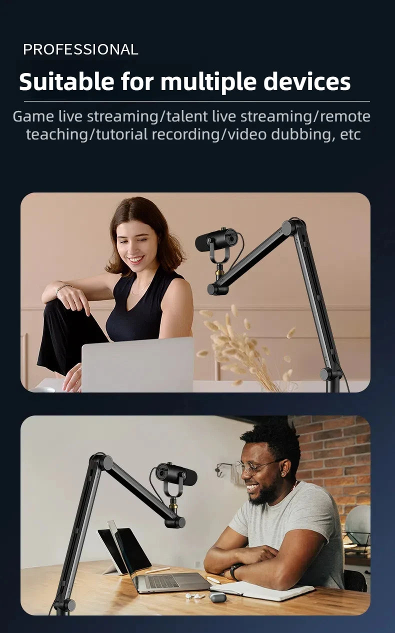 Adjustable Microphone Boom Arm Stand