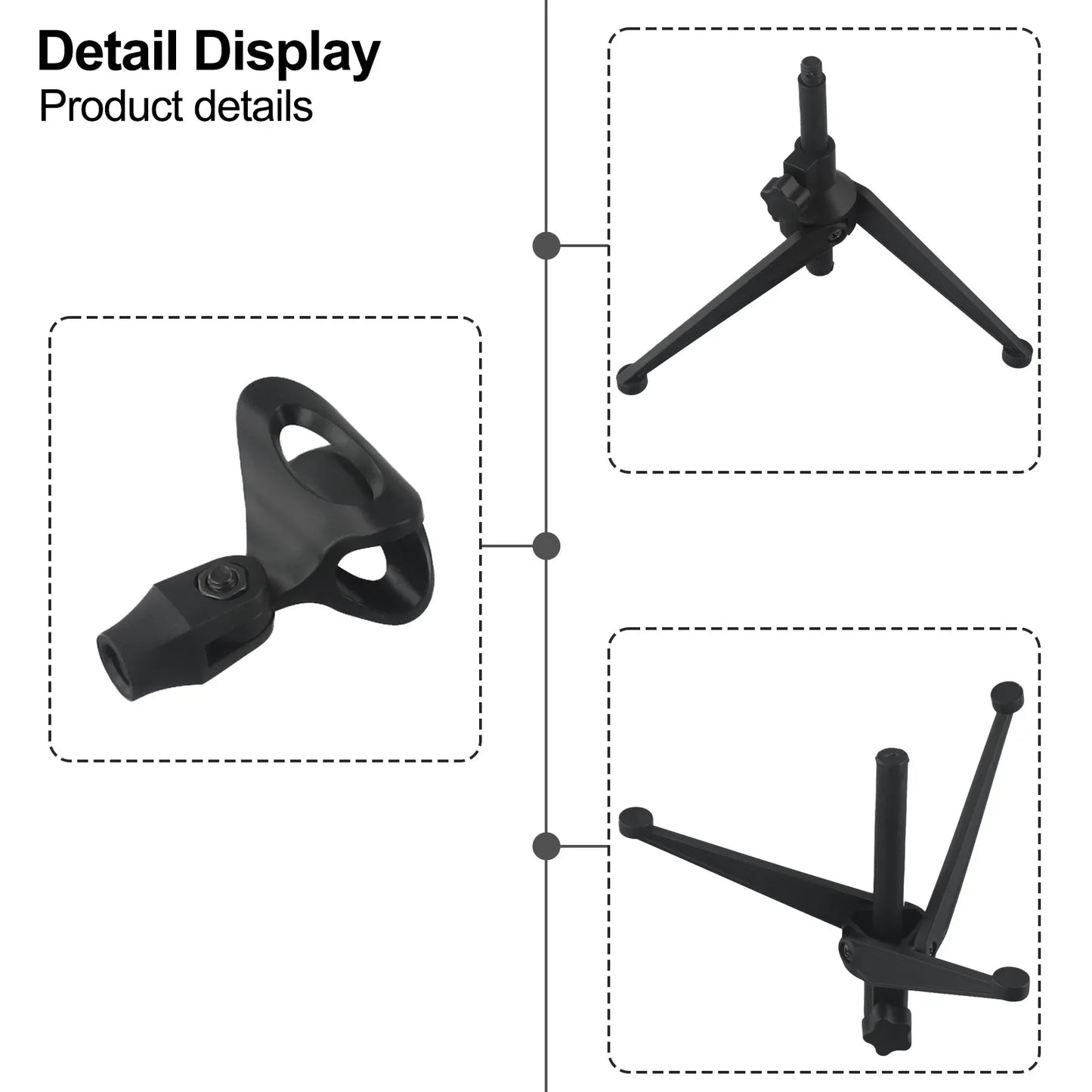 Desktop Tripod Microphone Stand