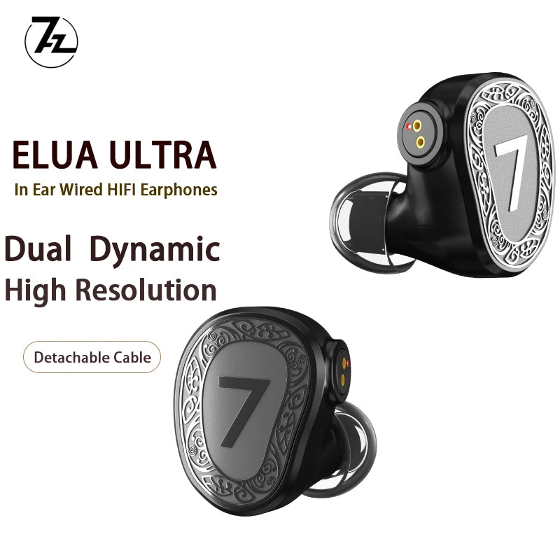 Ultra 2DD Dual Dynamic Driver IEM Earphones