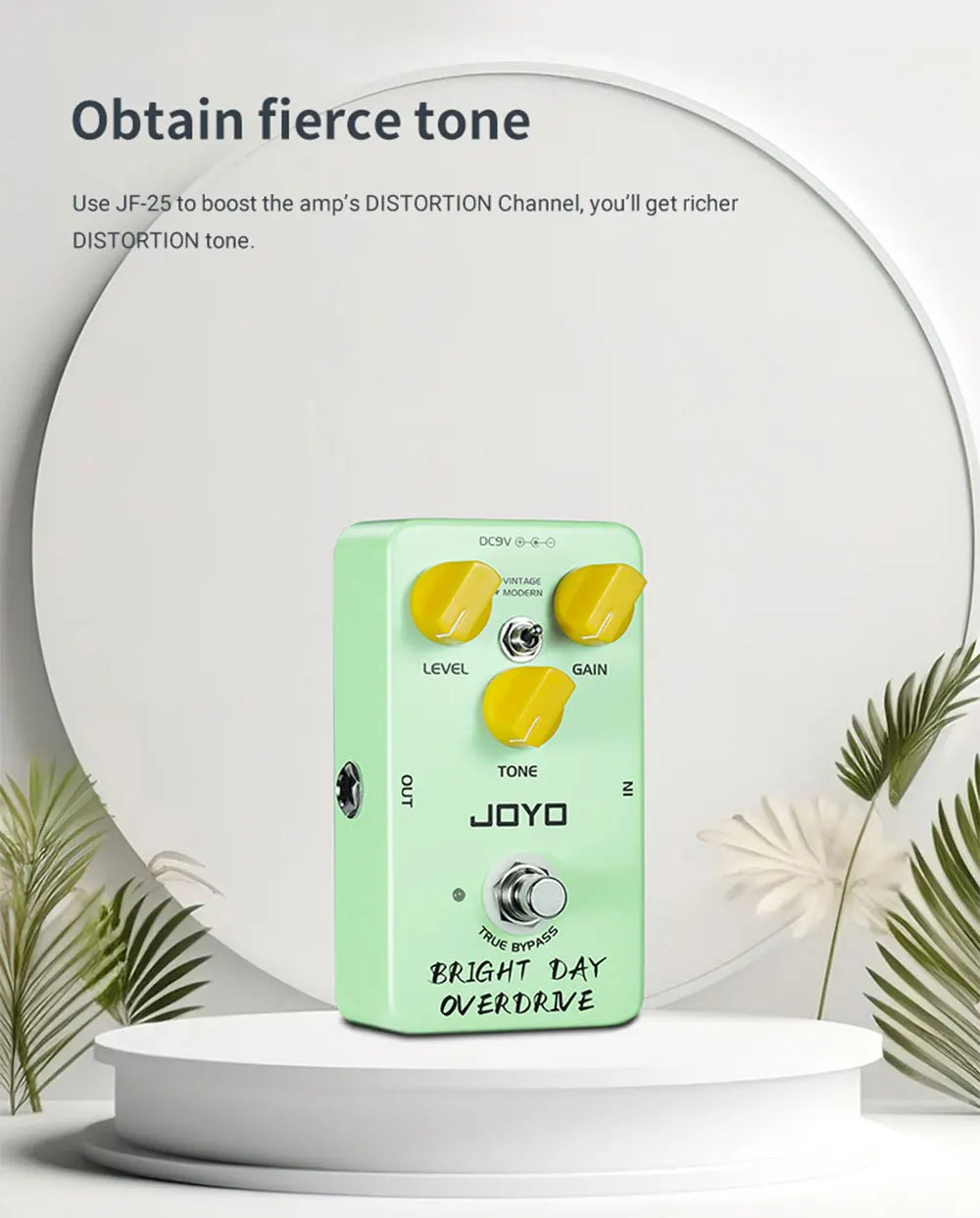 JOYO JF 25 Bright Day Overdrive Pedal