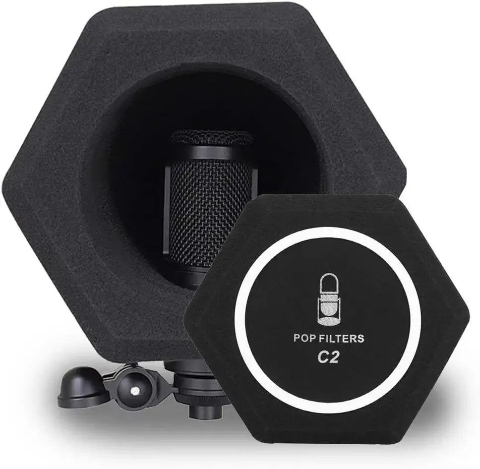 Microphone Isolation Ball Pop Filter Shield