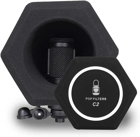 Microphone Isolation Ball Pop Filter Shield