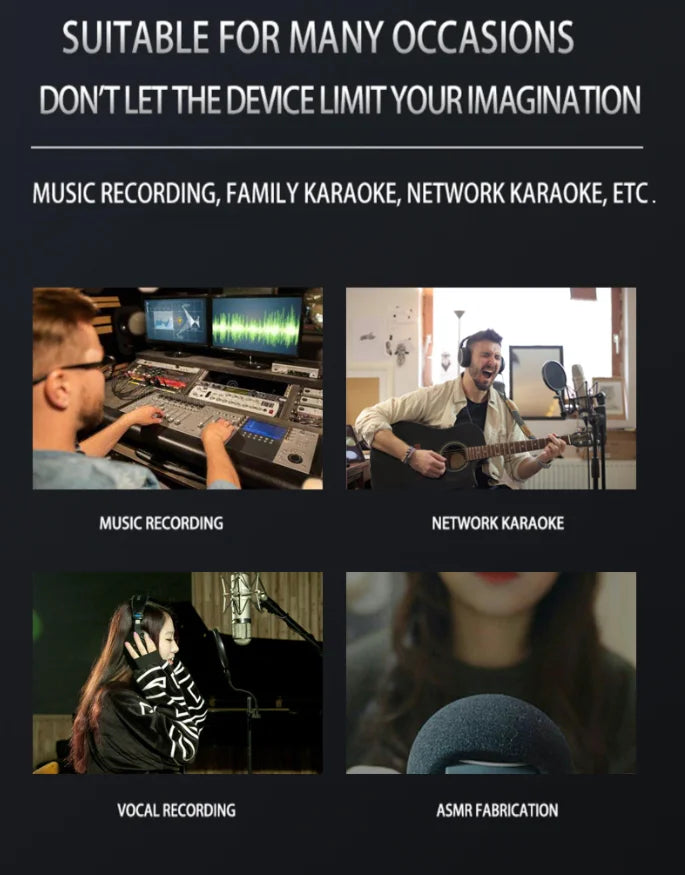 2-Channel USB Audio Interface Mixer