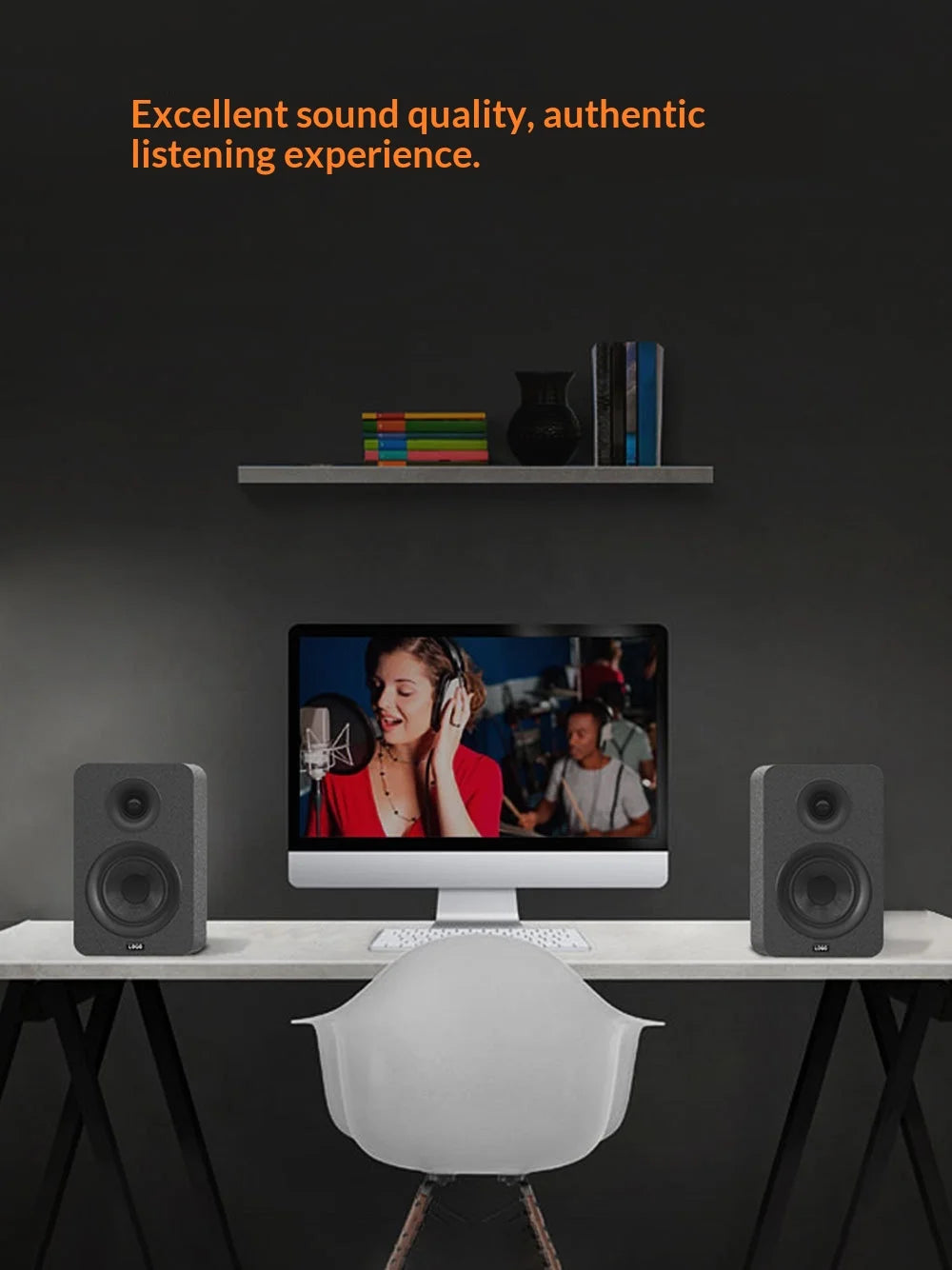 Bookshelf HiFi Monitor Speakers 3 Inch Pair