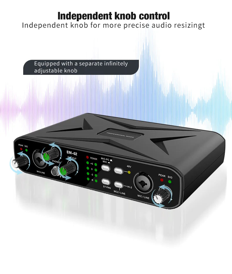 USB Audio Interface 32 Bit 384kHz Recording