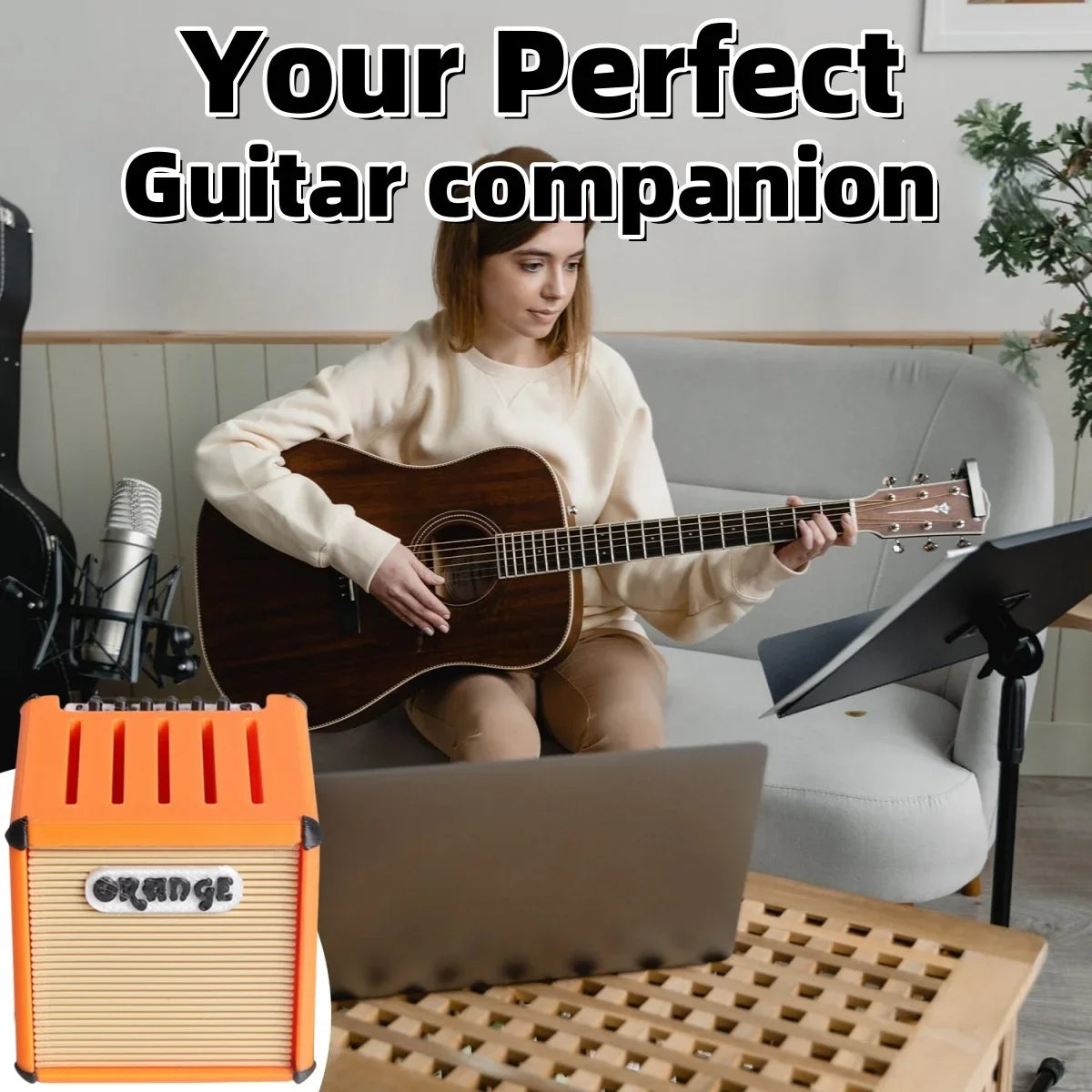 Guitar Pick Holder Amp Style 5-Slot Case