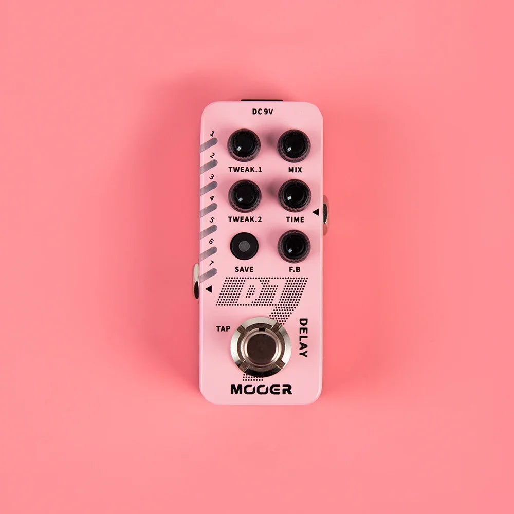 Mooer D7 Digital Delay Guitar Pedal