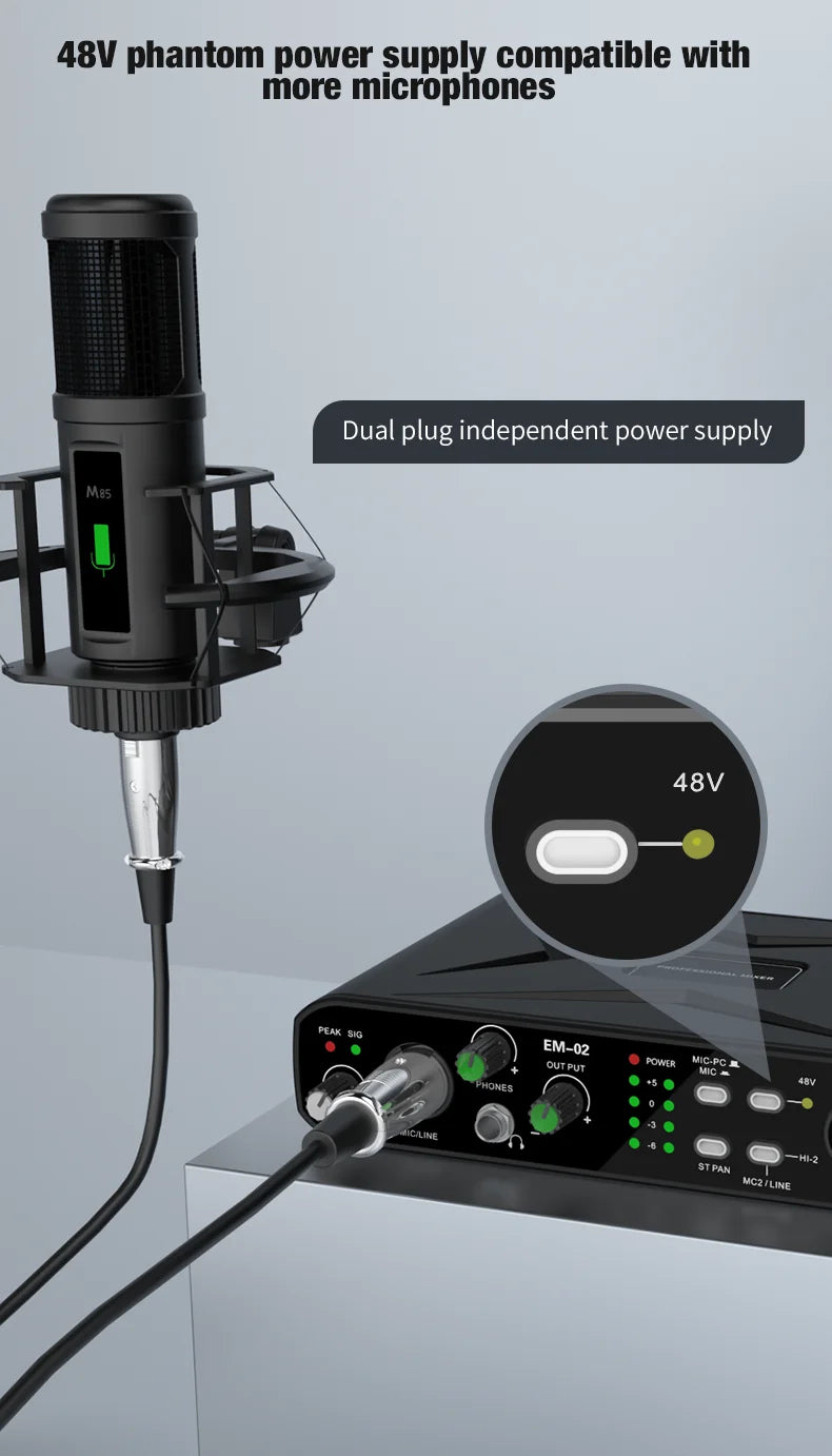 USB Audio Interface 32 Bit 384kHz Recording