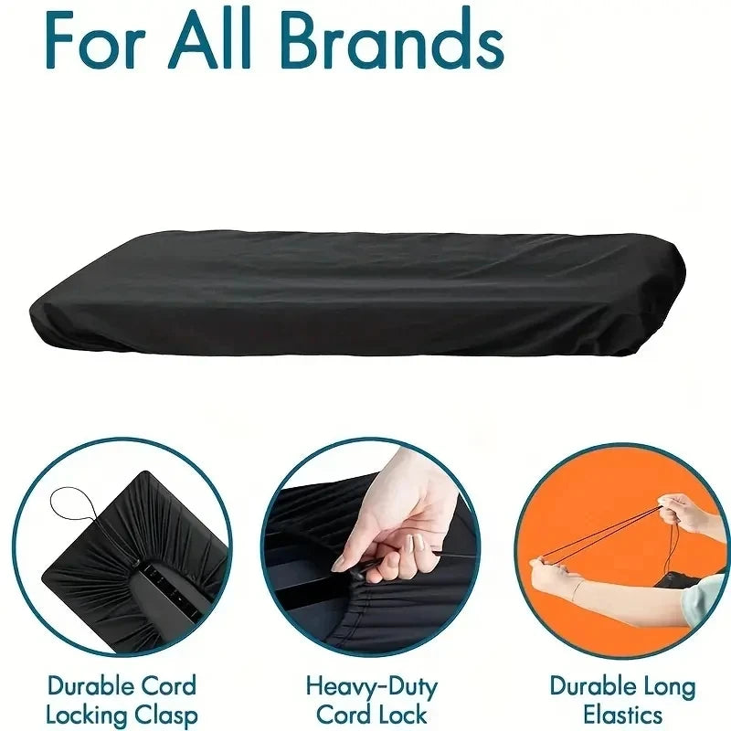 61 Key Piano Dust Cover Adjustable Canvas