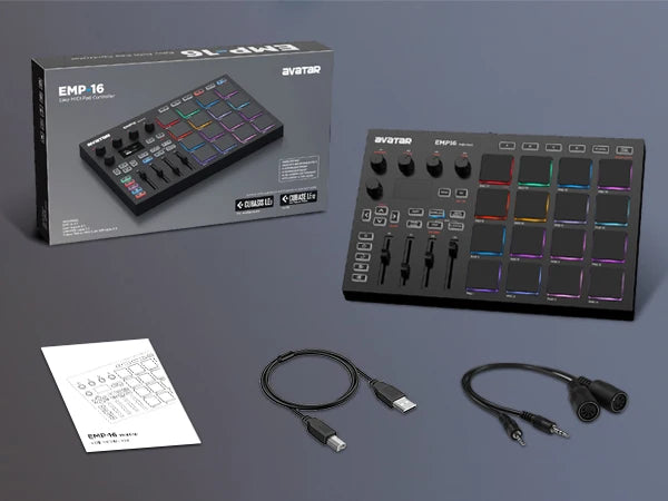 EMP16 MIDI Pad Controller with Bluetooth